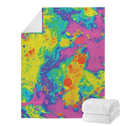 Colorful Acid Melt Print Blanket
