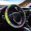 Colorful Acid Melt Print Car Steering Wheel Cover