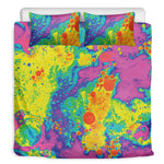 Colorful Acid Melt Print Duvet Cover Bedding Set
