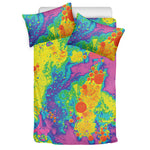 Colorful Acid Melt Print Duvet Cover Bedding Set