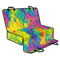 Colorful Acid Melt Print Pet Car Back Seat Cover
