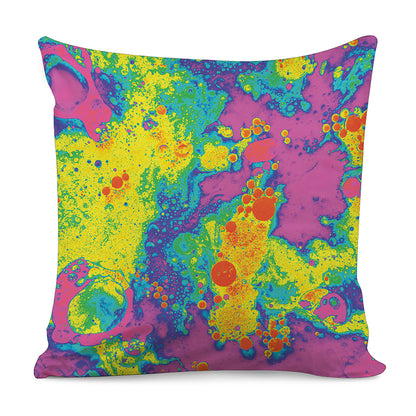Colorful Acid Melt Print Pillow Cover