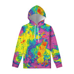 Colorful Acid Melt Print Pullover Hoodie