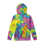 Colorful Acid Melt Print Pullover Hoodie