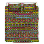 Colorful African Inspired Pattern Print Duvet Cover Bedding Set