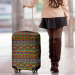 Colorful African Inspired Pattern Print Luggage Cover