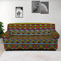 Colorful African Inspired Pattern Print Sofa Cover