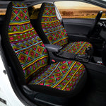 Colorful African Inspired Pattern Print Universal Fit Car Seat Covers