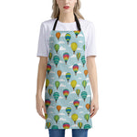Colorful Air Balloon Pattern Print Apron