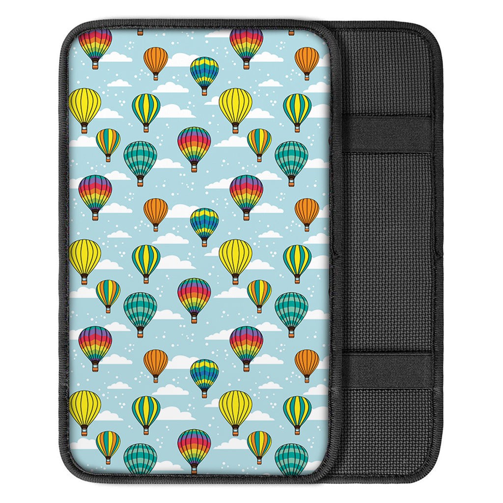 Colorful Air Balloon Pattern Print Car Center Console Cover
