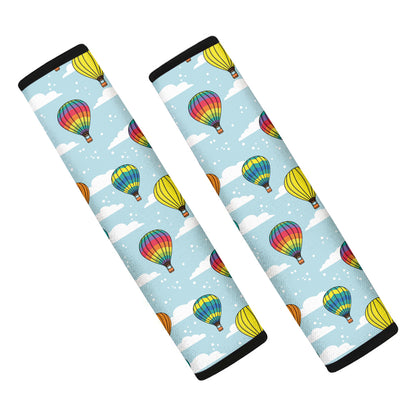 Colorful Air Balloon Pattern Print Car Seat Belt Covers