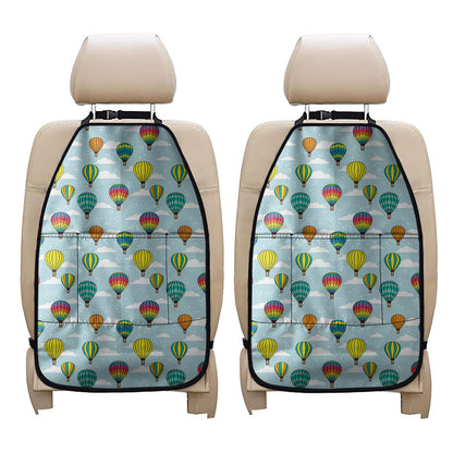 Colorful Air Balloon Pattern Print Car Seat Organizers