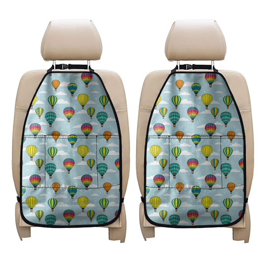Colorful Air Balloon Pattern Print Car Seat Organizers