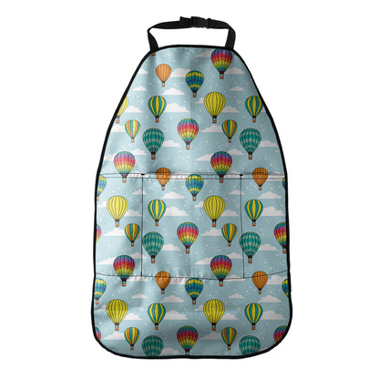 Colorful Air Balloon Pattern Print Car Seat Organizers
