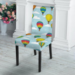Colorful Air Balloon Pattern Print Dining Chair Slipcover