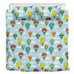 Colorful Air Balloon Pattern Print Duvet Cover Bedding Set