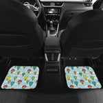 Colorful Air Balloon Pattern Print Front and Back Car Floor Mats