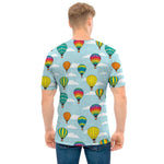 Colorful Air Balloon Pattern Print Men's T-Shirt