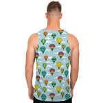 Colorful Air Balloon Pattern Print Men's Tank Top