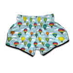 Colorful Air Balloon Pattern Print Muay Thai Boxing Shorts
