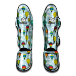 Colorful Air Balloon Pattern Print Muay Thai Shin Guard