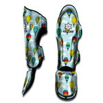 Colorful Air Balloon Pattern Print Muay Thai Shin Guard