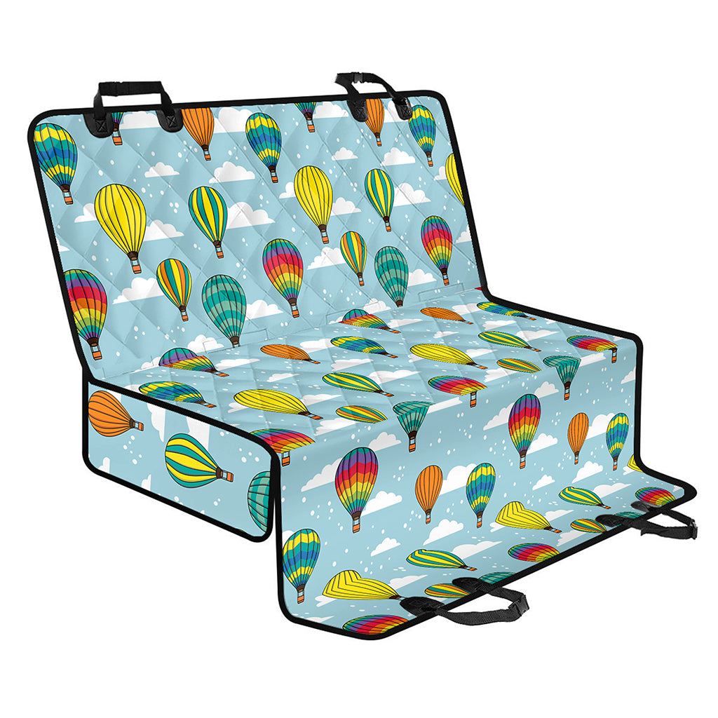 Colorful Air Balloon Pattern Print Pet Car Back Seat Cover
