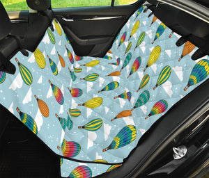 Colorful Air Balloon Pattern Print Pet Car Back Seat Cover
