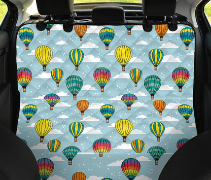 Colorful Air Balloon Pattern Print Pet Car Back Seat Cover