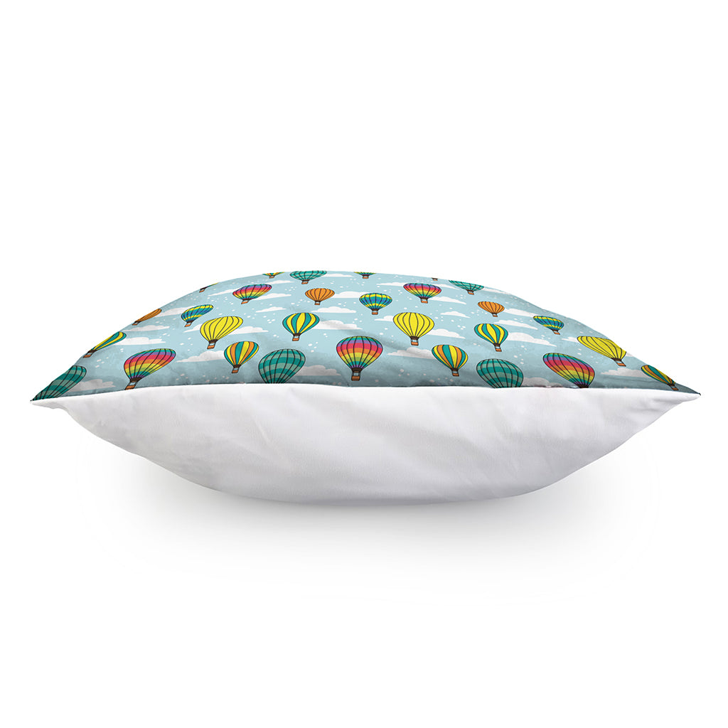 Colorful Air Balloon Pattern Print Pillow Cover
