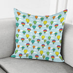 Colorful Air Balloon Pattern Print Pillow Cover