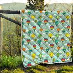 Colorful Air Balloon Pattern Print Quilt