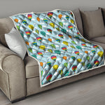 Colorful Air Balloon Pattern Print Quilt