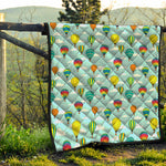 Colorful Air Balloon Pattern Print Quilt