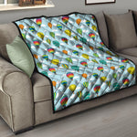 Colorful Air Balloon Pattern Print Quilt