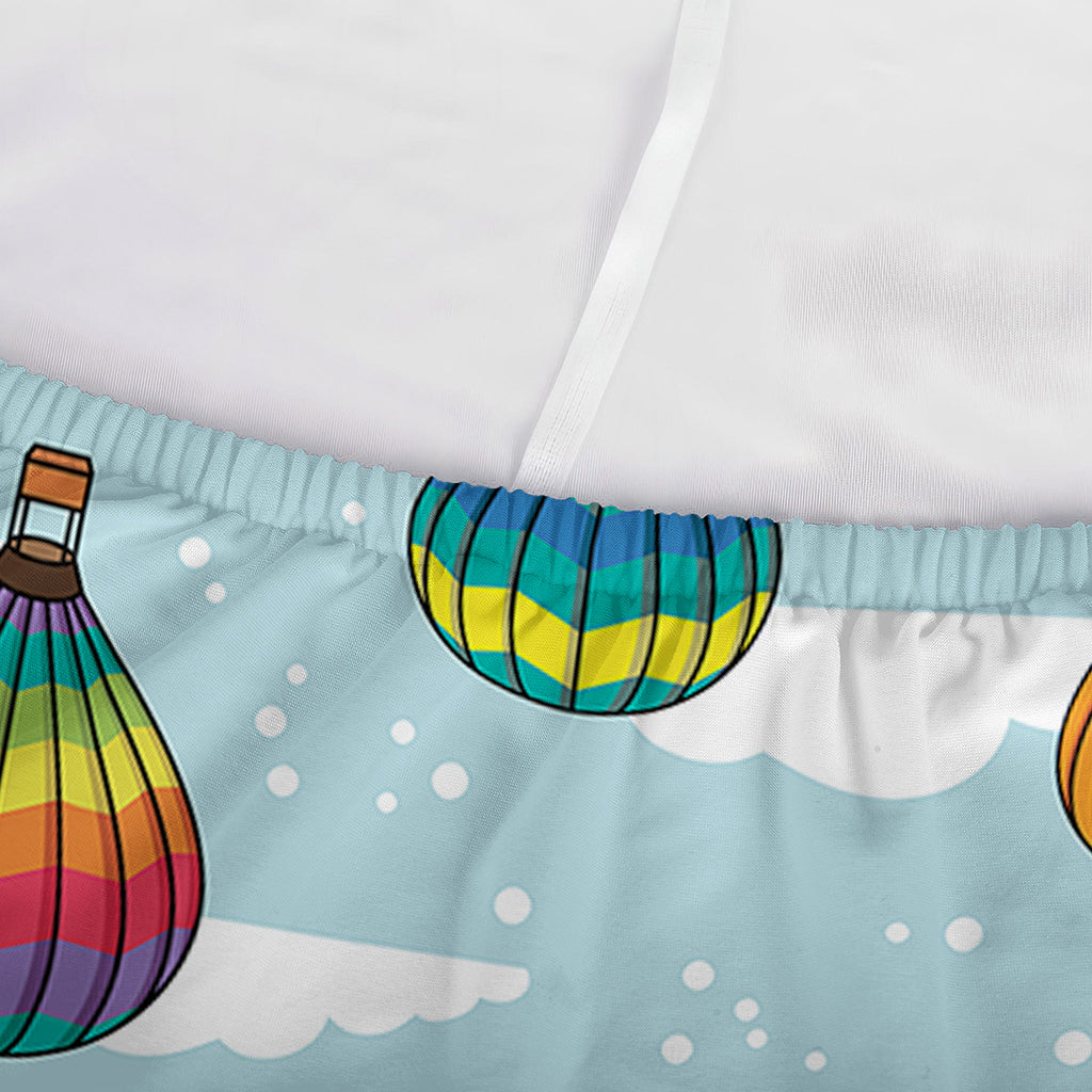 Colorful Air Balloon Pattern Print Sofa Cover