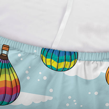 Colorful Air Balloon Pattern Print Sofa Cover