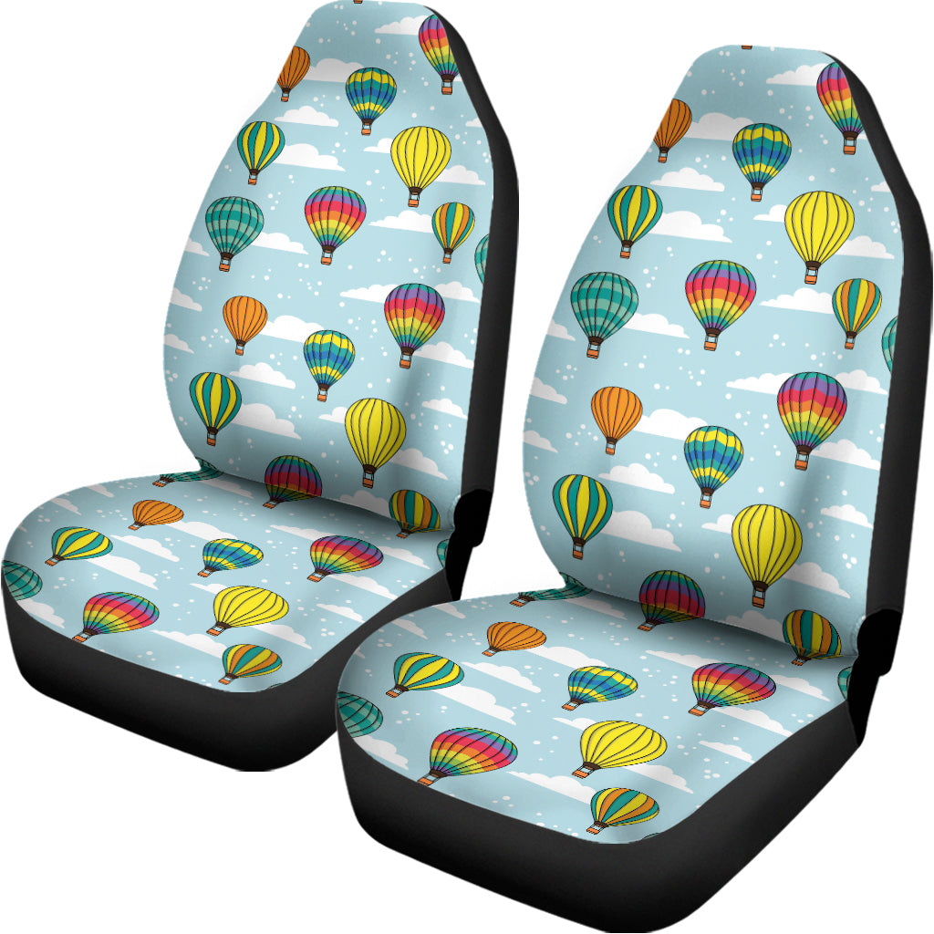 Colorful Air Balloon Pattern Print Universal Fit Car Seat Covers