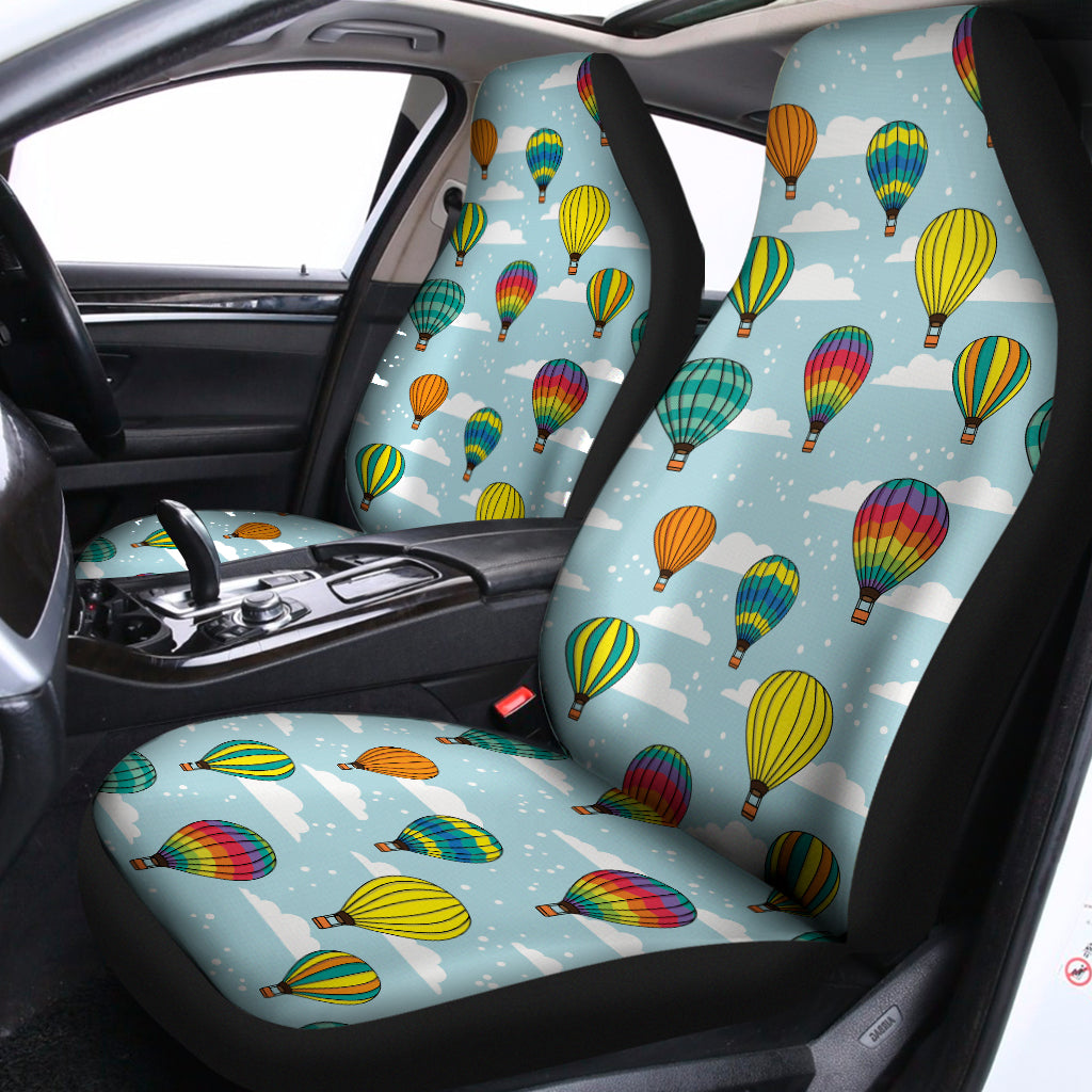 Colorful Air Balloon Pattern Print Universal Fit Car Seat Covers