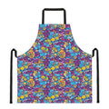 Colorful Aloha Camouflage Flower Print Apron