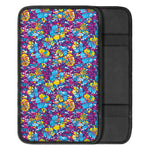 Colorful Aloha Camouflage Flower Print Car Center Console Cover