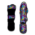 Colorful Aloha Camouflage Flower Print Muay Thai Shin Guard