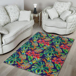 Colorful Aloha Pineapple Pattern Print Area Rug GearFrost
