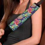 Colorful Aloha Pineapple Pattern Print Car Seat Belt Covers