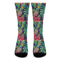 Colorful Aloha Pineapple Pattern Print Crew Socks