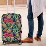 Colorful Aloha Pineapple Pattern Print Luggage Cover GearFrost