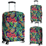 Colorful Aloha Pineapple Pattern Print Luggage Cover GearFrost