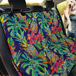 Colorful Aloha Pineapple Pattern Print Pet Car Back Seat Cover