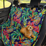 Colorful Aloha Pineapple Pattern Print Pet Car Back Seat Cover
