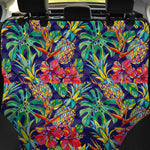 Colorful Aloha Pineapple Pattern Print Pet Car Back Seat Cover